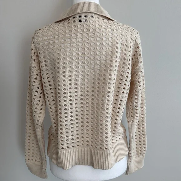 French connection open weave neutral sweater purchased from South Moon Under - Picture 3 of 10